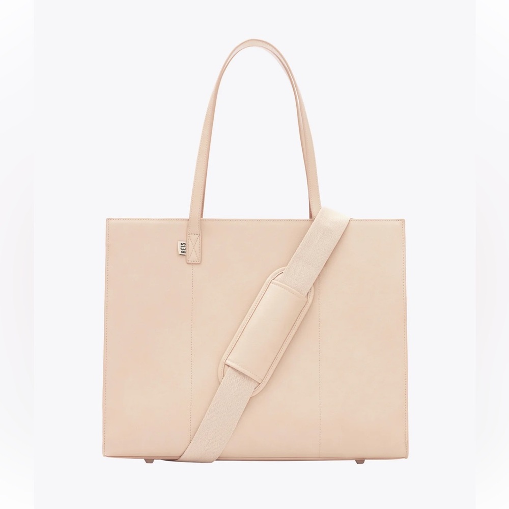 BEIS Cream Tote Bag
